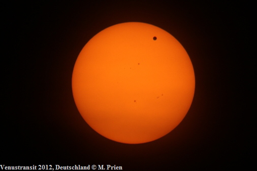 Venustransit 2012, Deutschland  M. Prien