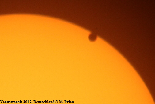 Venustransit 2012, Deutschland  M. Prien