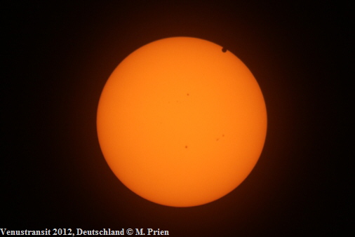 Venustransit 2012, Deutschland  M. Prien